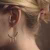 créoles, wolf, créateurs, odette et lulu, noires, dorées, mates, perles, hiver, coup de coeur