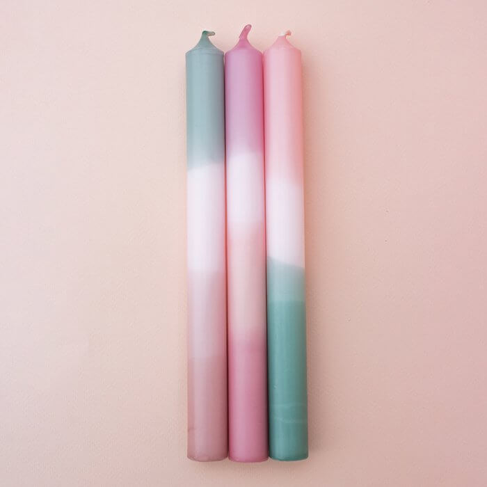 CANDLE - Lot de 3 bougies pastel – B&Inside
