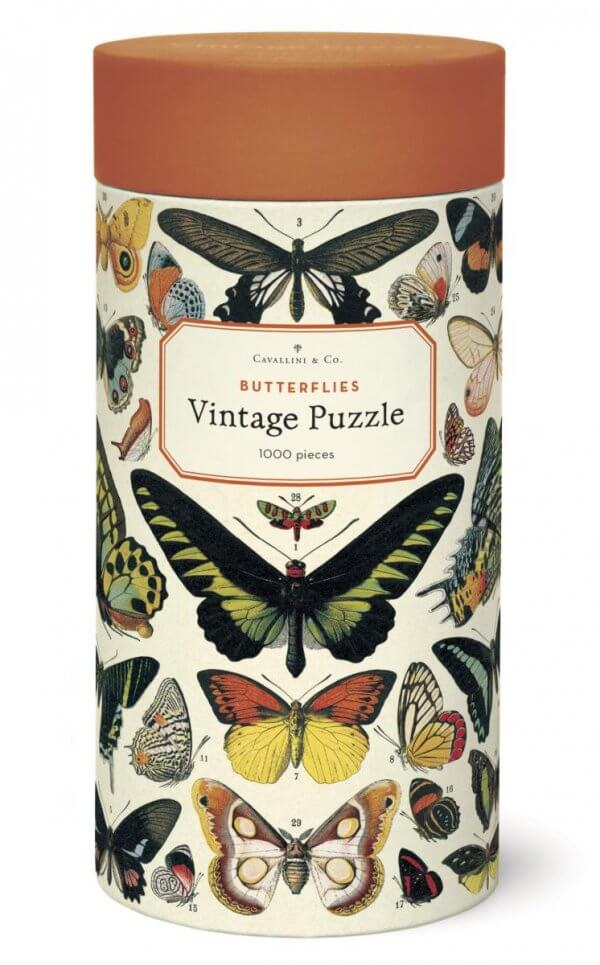 puzzle papillons vintage odette et lulu créateurs shop, concept store