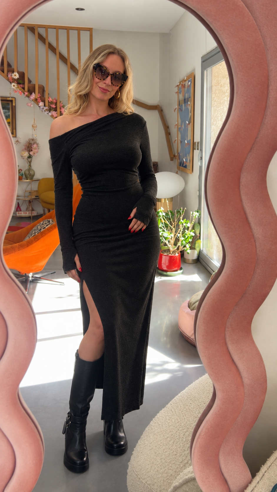 ROBE LONGUE ASYMÉTRIQUE SUNNYDALE